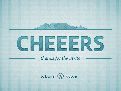 Dribbble Invite invite