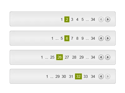 Pagination icons pagination ui ux web