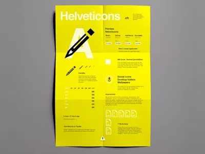 Helveticons.ch preview helveticons helveticons.ch icons poster webpage
