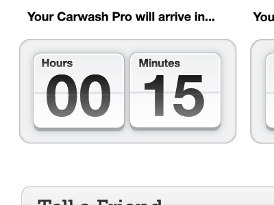 The Final Countdown countdown flipboard ui