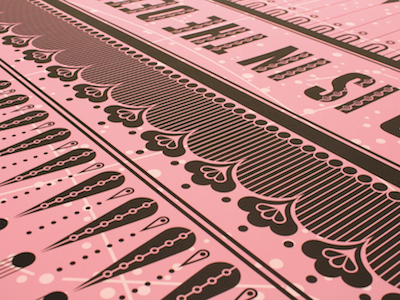 God is in the details design illustration poster print purple