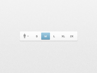 Medium female male nav options select sevenly sizes ui