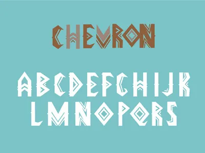 Chevron Type chevron type tuesday typography