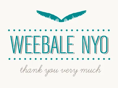 Weybalenyo Thanksforpurchasing email thank you