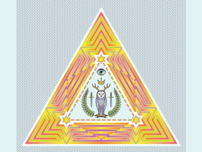 Owl Far Prog illustrator occult symbol