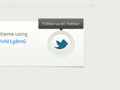 Follow us on Twitter css3 twitter woothemes wordpress