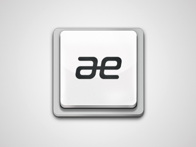 ae keyboard apple cmd initials keyboard