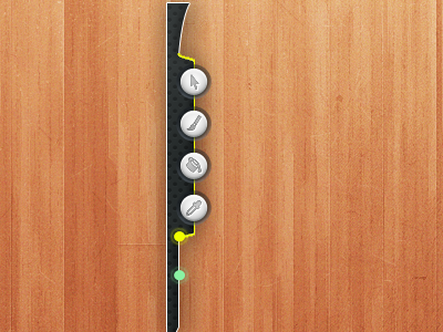 "Squircle" Tools Palette Mockup WIP editor graphics ui