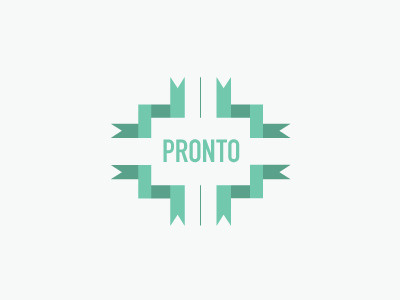 Pronto awesomesauce branding identity logo pronto type typography