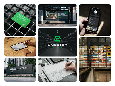 OneStep retail — logo and brand identity design