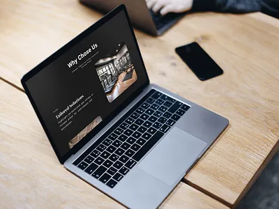 Why Choose Us – Modern UI Design layout design