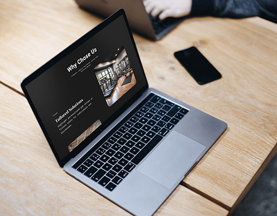 Why Choose Us – Modern UI Design layout design