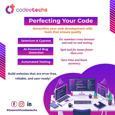 For Codeetechs : https://www.instagram.com/codee_techs3/ 3d branding graphic design logo motion graphics