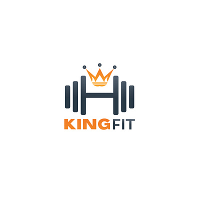 King Fit Logo Design branding graphic design logo logo design