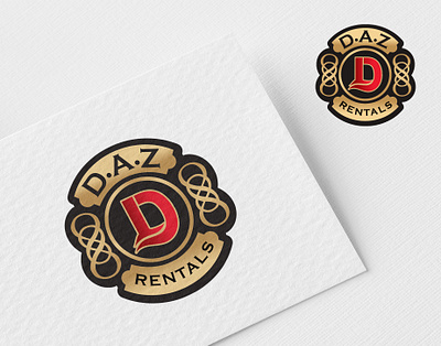 D.A.Z Rentals Logo branding graphic design logo