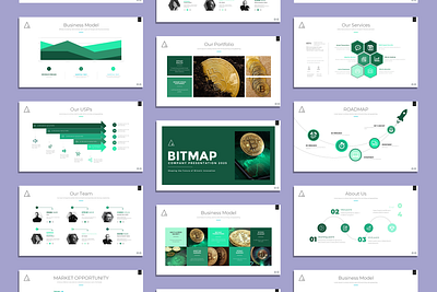 Bitmap Company Pitch Deck adobe photoshop bitcoin bitcoin presentation company presentation company profile creative presentation crypto design graphic design mock up pitch deck pitch deck design pitch deck presentation powerpoint presentation powerpoint template presentation design presentation template profile presentation