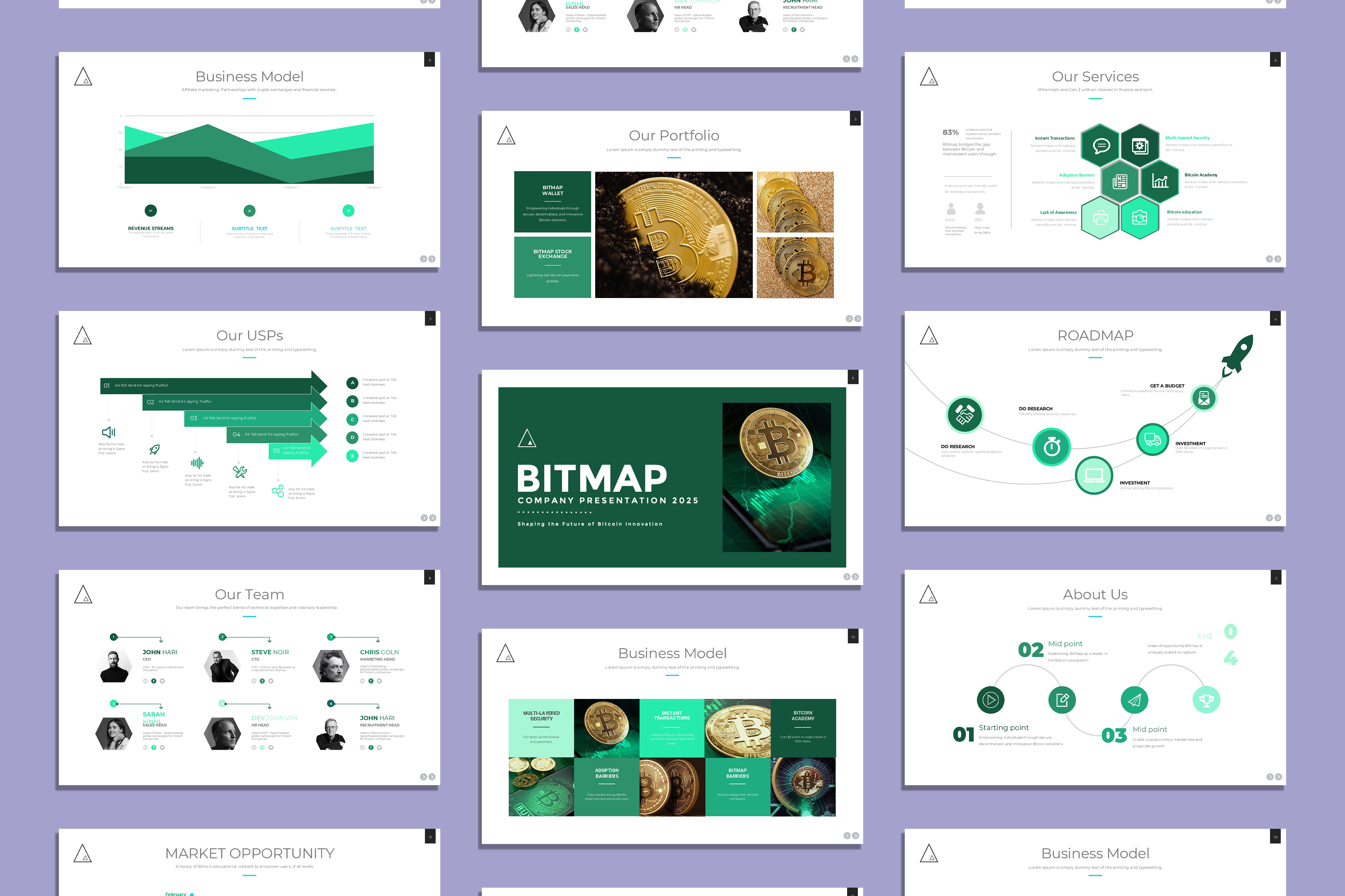 Example of Business Presentation Design