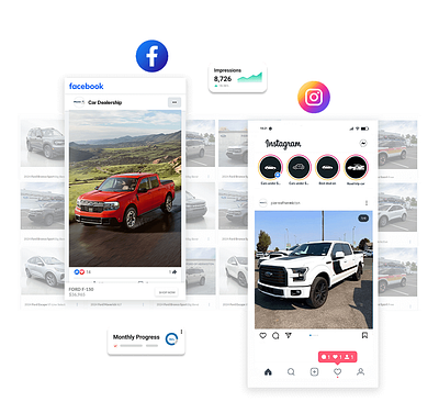 Car Dealers Social Media social media web image