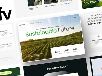 Greenify – Sustainable Energy Solutions Platform cleanui climateaction creativedesign designforgood dribbbleshot ecofriendly environment greenify greenliving greenui minimalistdesign moderndesign naturetheme responsivedesign sustainability techfornature uidesign uxdesign webdesign webdevelopment