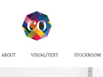 Menu clean noticia text pure white