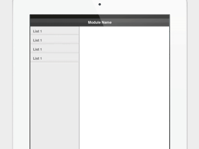 Double list (animated) animation demo double list ipad navigation