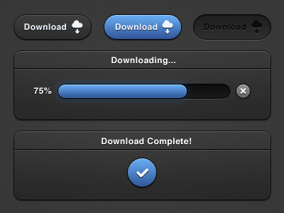 Download Ui 2 button clean download icons ui