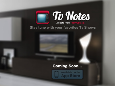 Working on the website for the app... design episodes ios mytvshows tv tvnotes ui