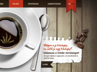 Valdo1 brown coffe ribbon texture webdesign