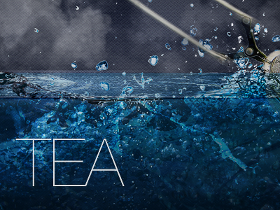 Tea header graphic illustrator photoshop website