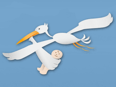 Baby Delivery illustration