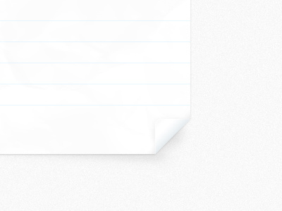 Page Curl basic clean curl minimal page paper shadow simple white