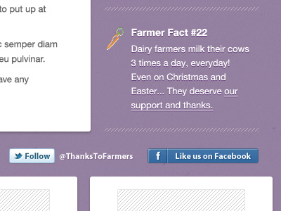 Thanks to Farmers Preview carrott homepage thankstofarmers website