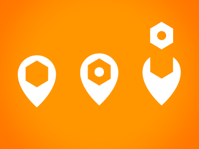 Pinpoint bolts bolt icon illustrator pinpoint