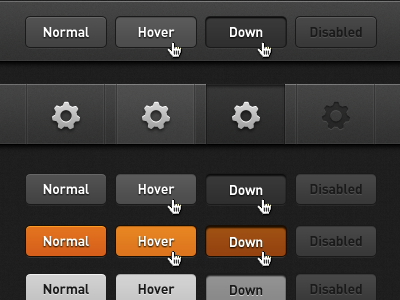 Button Style Guide buttons everpix ui web