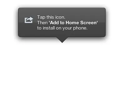 Pure CSS3 Popover for mobile web app css css3 mobile web