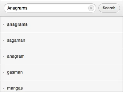 Anagrams anagram app word words