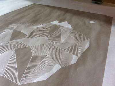 Magnificent bon iver graphic design poster screen printing song lyrics spring 2012