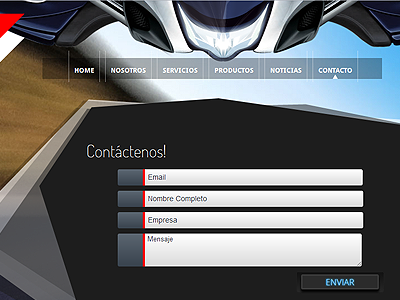 Contact CSS3 cs3 form gui ui