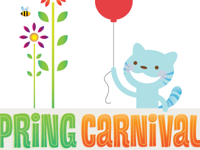 Spring Carnival carnival cat spring