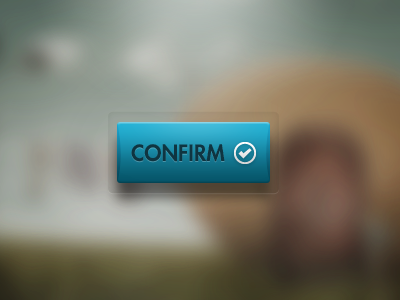 Confirm V2 action bevel blue button confirm interface push ui vector yes