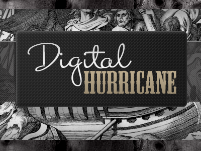 New Digital Hurricane Header fireworks header logo monochrome