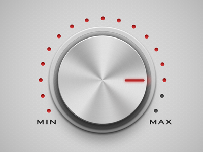 Volume knob design knob music ui volume