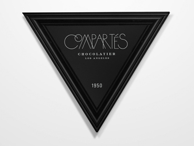 Compartes Chocolatier brand identity kyle poff logo