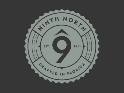 Seal 9 branding florida logo nine seal