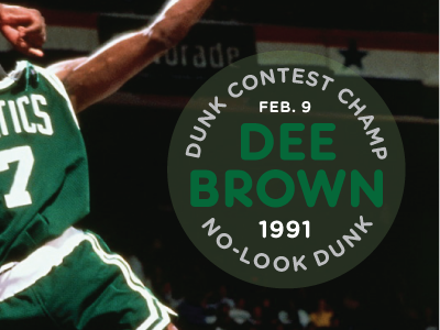 Dee Brown basketball dee brown dunk contest nba