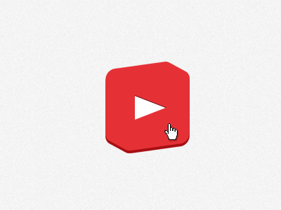 Play Button audio button play player push red video