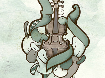 Classic music illustration ilustracion sic