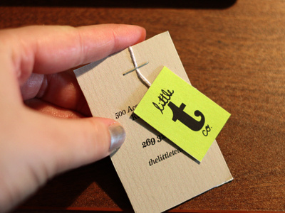 Little Tea Co. : Business Card Mock business card identity