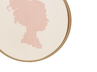 cross stitching illustration logo textures vector