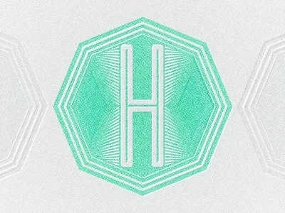 Personal Logo badge blanch design green identity illustration logo pattern shapes type